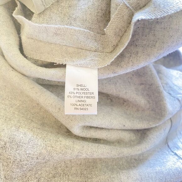 Banana Republic Dress 4P Gray Jewel Strapless Holiday Party Fit & Flare FLAW - Picture 7 of 9